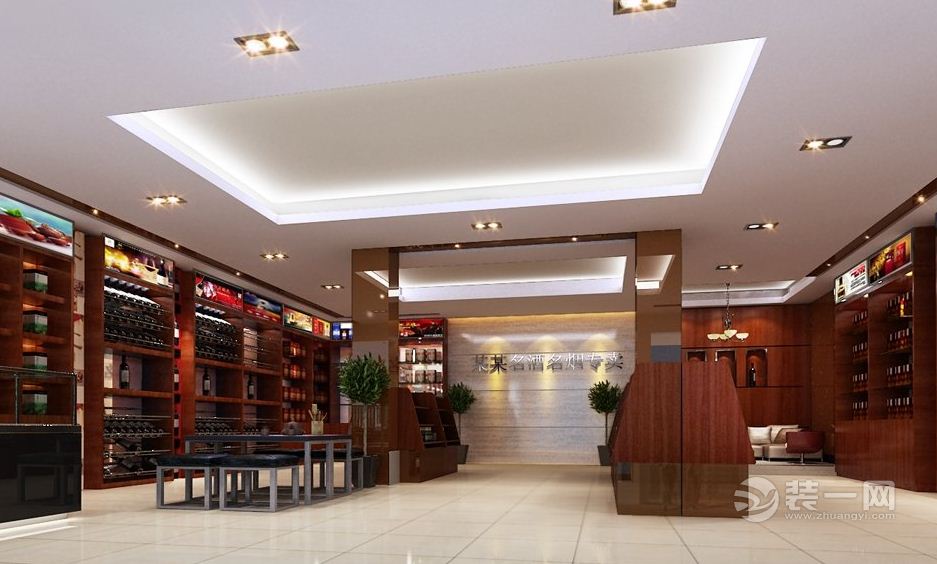 最新烟酒店装修效果图大全2015