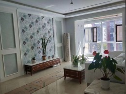 临潼石油城紫苹果装饰现代简约风完工工地实景展示效果