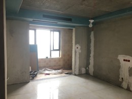 西安【中建昆明澜庭】小区装修工地