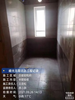 合能铂悦府中期验收