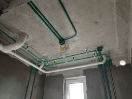西安满堂悦小区9号楼2301施工工地