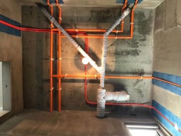 蓝光公园华府在施工地 · 水电木工篇