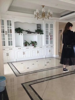 简欧式实景完工工地
