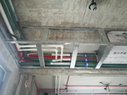 万达one134平米现代风格工地案例