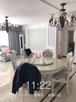 沁园小区142㎡陕西紫苹果装饰整装8.0精装带家具完工工地实景效果