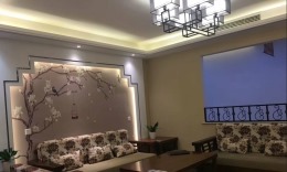 京科花园110㎡西安紫苹果装饰中式风格整装8.0完工工地实景展示效果图