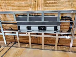 振业泊岸130户型工地巡检木工吊顶