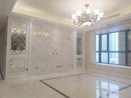 麟凤尊汇140㎡施工工地成品安装