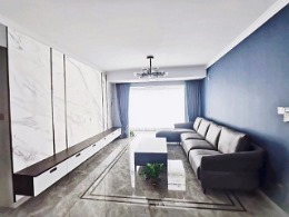 华远枫悦118㎡现代简约完工实景